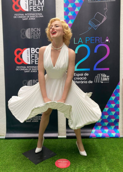 La Marilyn Monroe va treure el cap a La Perla 22 gràcies als amics del Museu de Cera de Barcelona